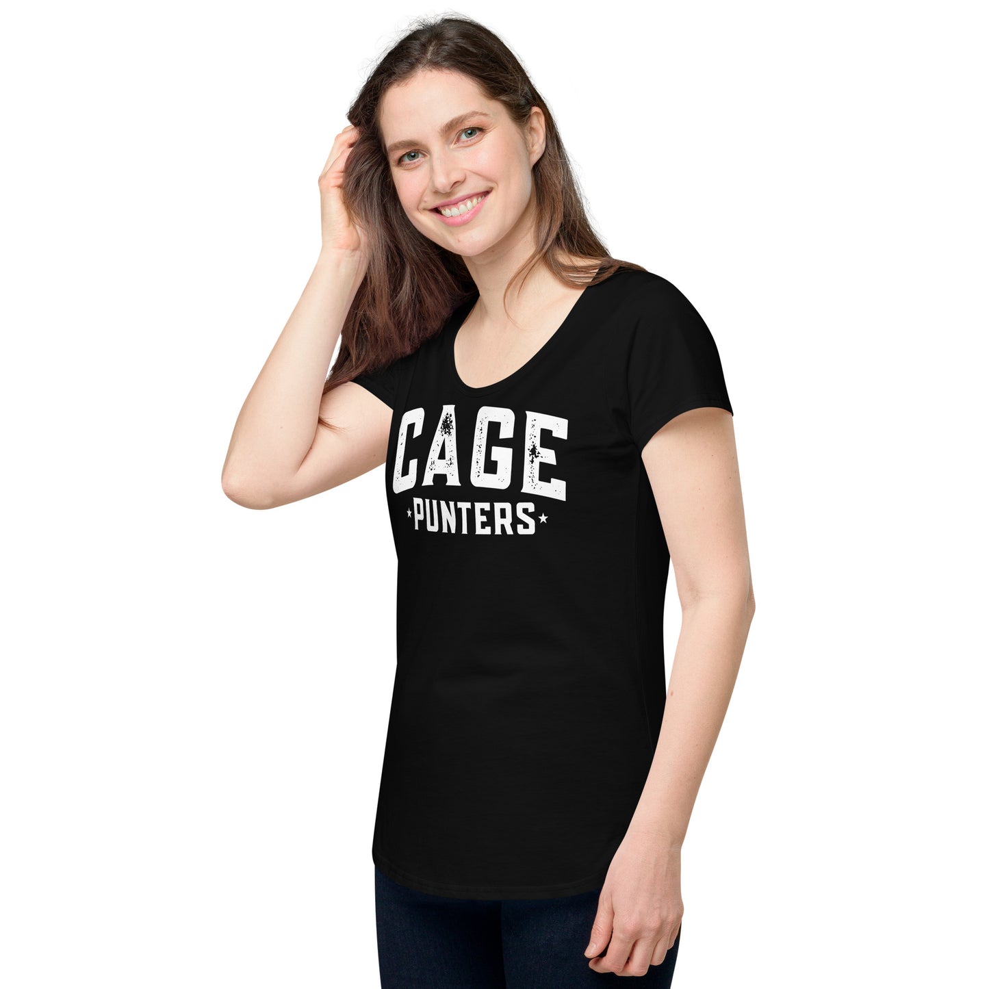 Cage Punters Women’s round neck tee